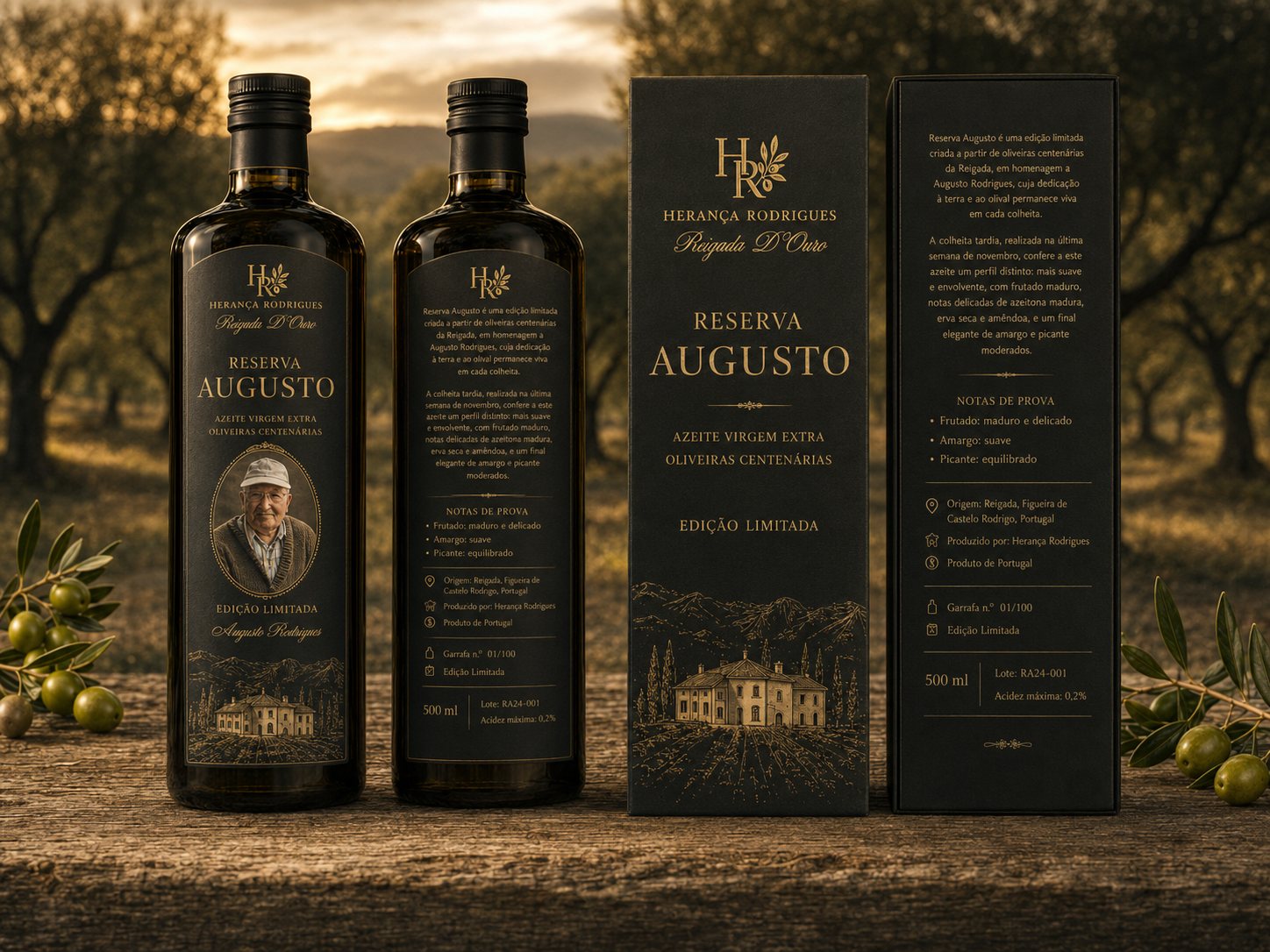 Produtos Herança Rodrigues no olival